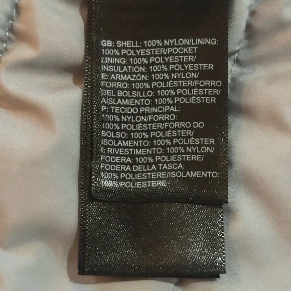 THE NORTH FACE Gray Quilted JACKET M - Picture 12 of 13